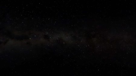 Черное небо со звездами
