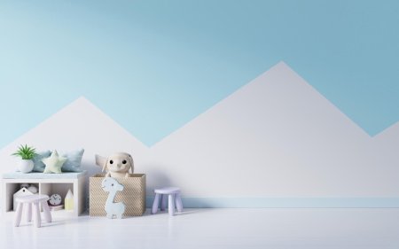 Мокап детская комната