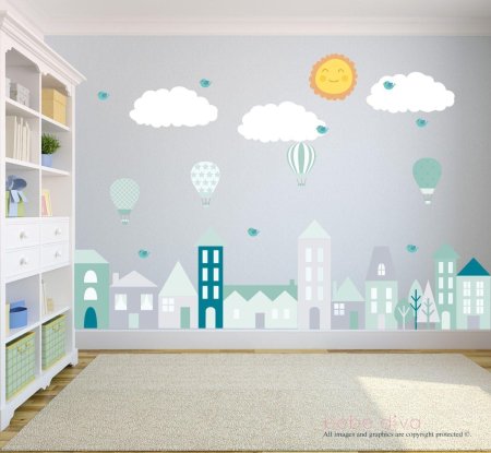 Фон детской комнаты