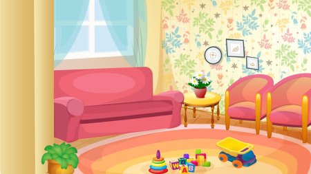 Детская комната иллюстрация