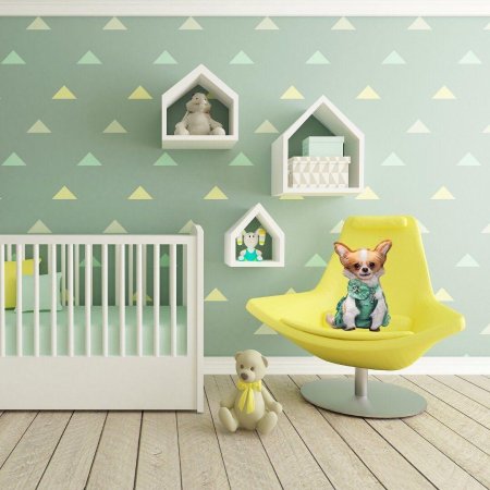 Детская кровать мокап