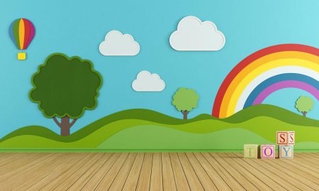 Фон детской комнаты