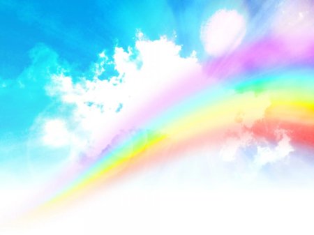 Фон с радугой