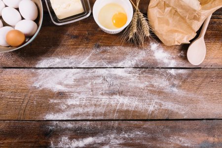 Кухонный стол сверху