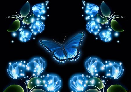 Светящиеся бабочки