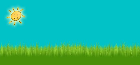 Травка и солнышко
