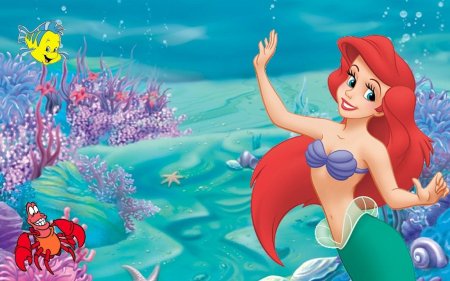 Русалочка Ариэль Морское дно