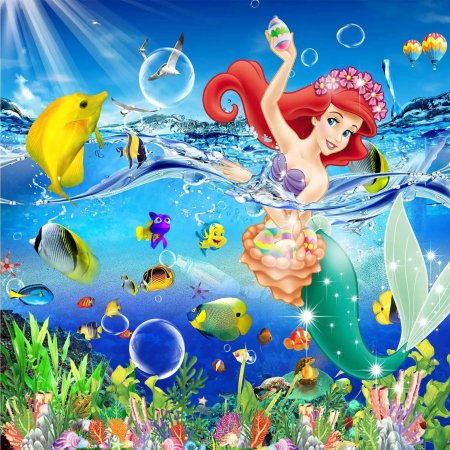 Русалочка Ариэль морские жители