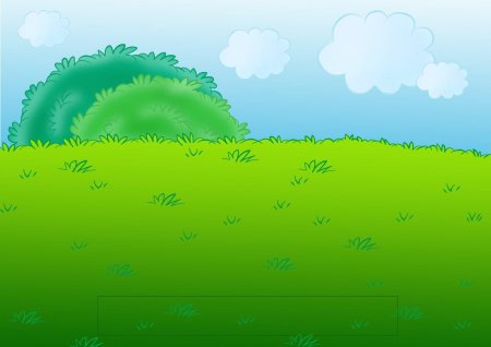 Полянка рисунок