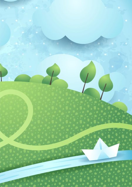 Яркий детский фон