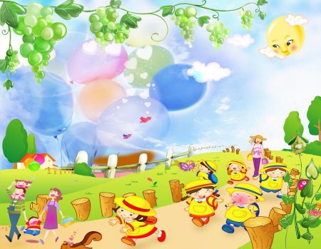 Детский фон