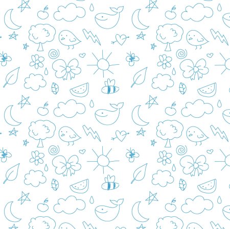 Детский фон паттерн