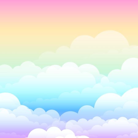 Кот в мечтательном облачке