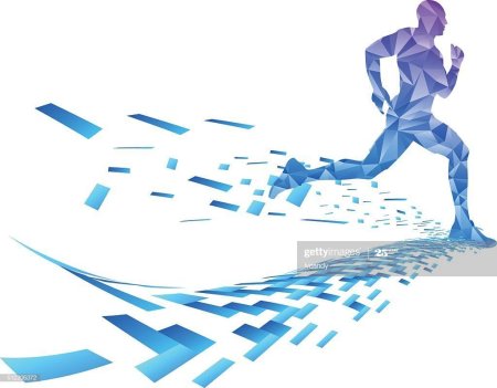 Бег абстракция