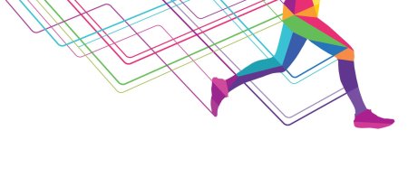 Бег абстракция