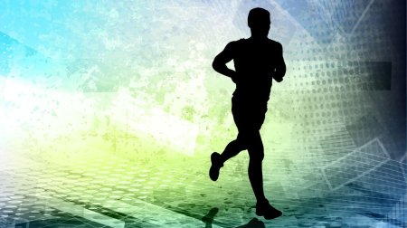 Бег абстракция