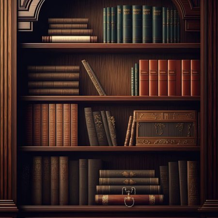 Книжная полка фон