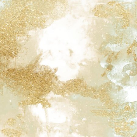 Акварельная текстура с золотом
