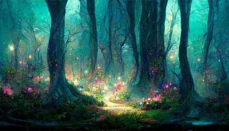 Dream Worldкартина Relaxing Magical Forest