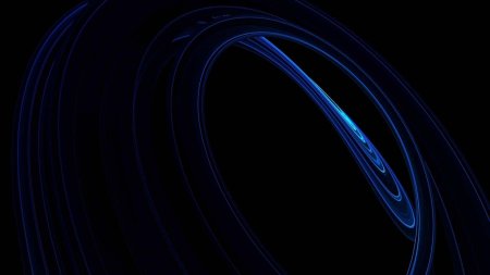 Абстрактные линии на черном фоне