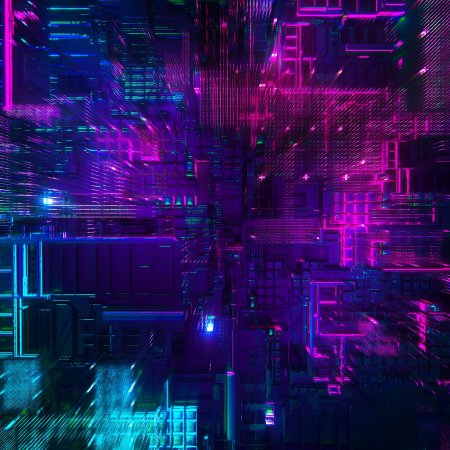 Неоновая абстракция