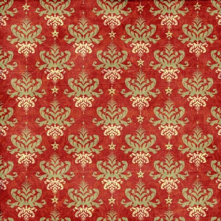 Винтажная Новогодняя бумага