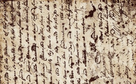 Старинные надписи на бумаге