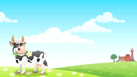 Коровы на лугу