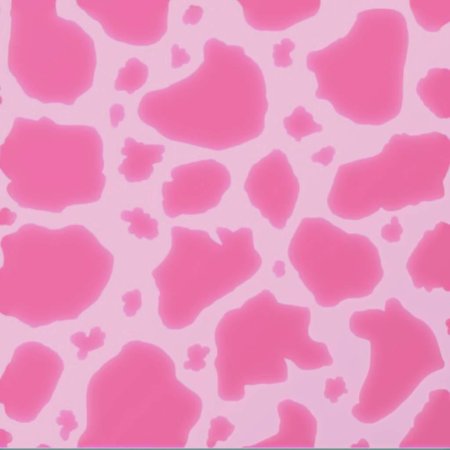 Принт коровы розовый