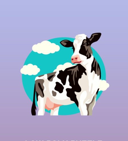 Корова Минимализм