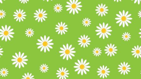 Бесшовный фон ромашки