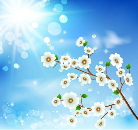 Весна абстракция