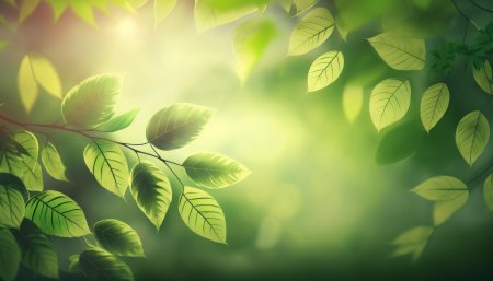 Фон с листьями