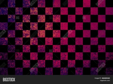 Розово черная клетка