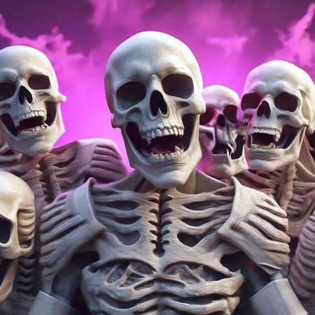 Скелет воин