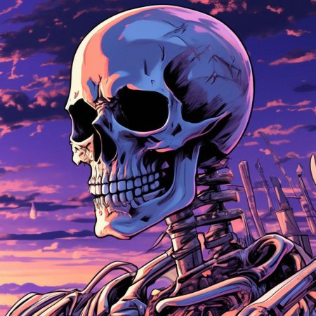 Аниме скелет