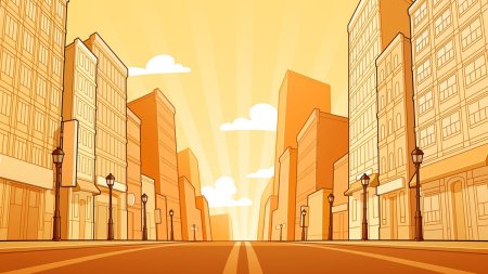 Город мультяшный