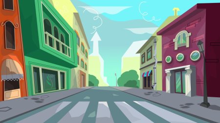 Улица мультяшная