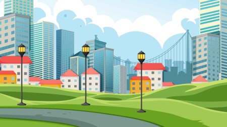 Векторный город