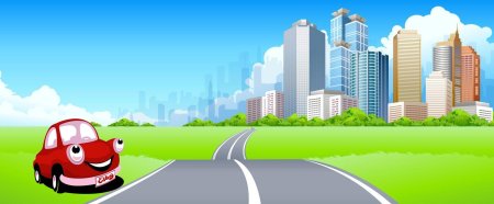 Дорога мультяшная