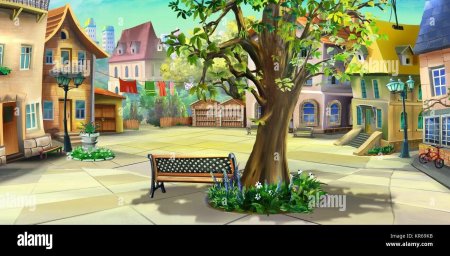 Мультяшный двор