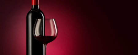 Бокалы красного вина