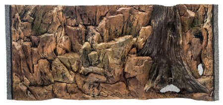 Внутренний фон рельефный 120х50 для аквариума Малави