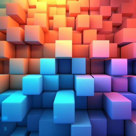 Фон кубики