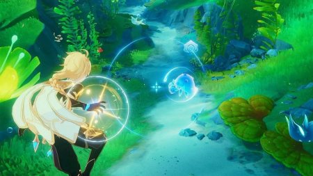 Геншин Фонтейн мир под водой