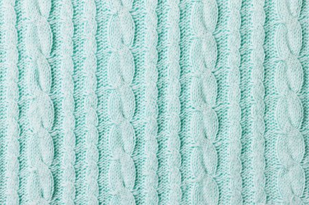 Вязаный фон мятный