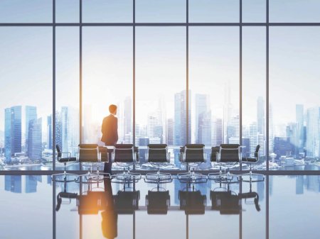 Офис в небоскребе