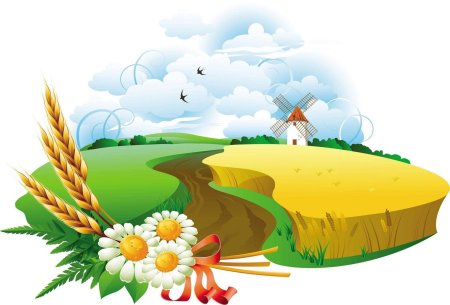 Природа мультяшная