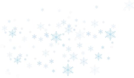 Снежинки на прозрачном фоне