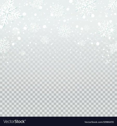 Снег без фона